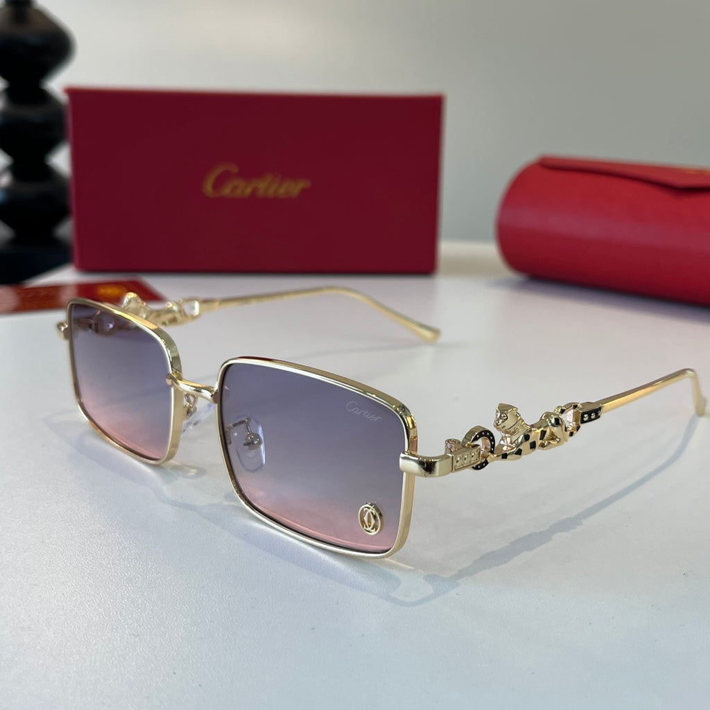 Cartier Lightweight Metal Rimless Silver Lens Sunglasses for Men & Wo - 432247 - detail image 3