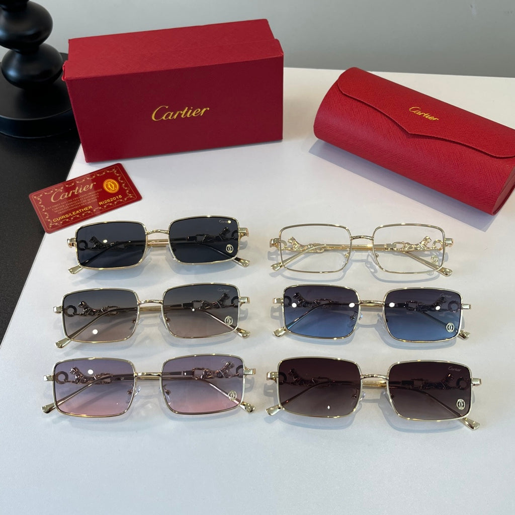 Cartier Lightweight Metal Rimless Silver Lens Sunglasses for Men & Wo - 493679 - detail image 11