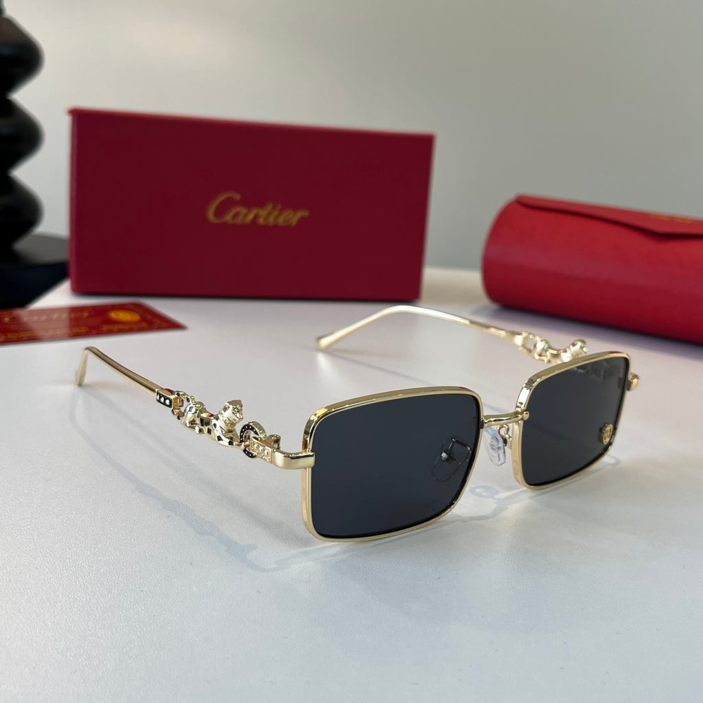 Cartier Lightweight Metal Rimless Silver Lens Sunglasses for Men & Wo - 432251