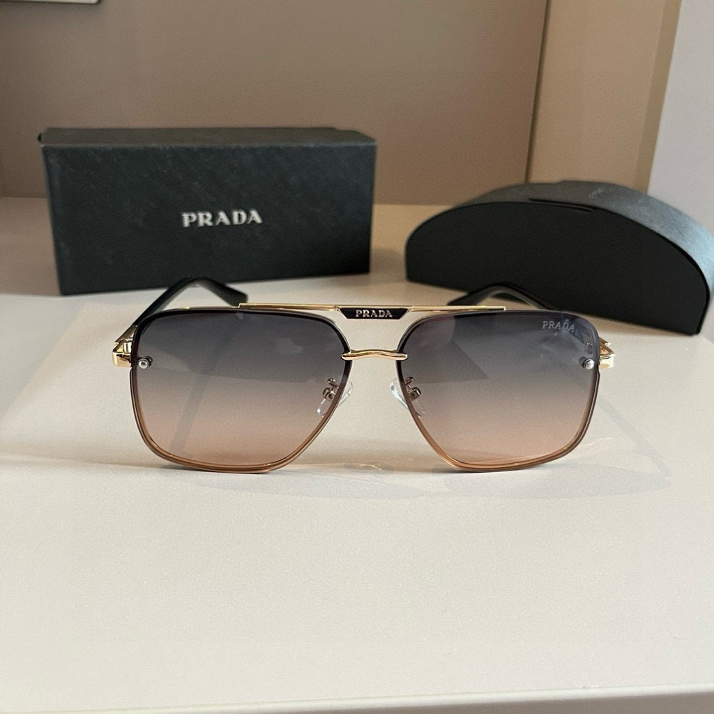 Prada Polarized Fashion Silver Lens Sunglasses for Men - 432048 - detail image 3