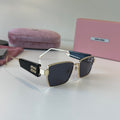 Miu Miu Fashion Silver Lens Sunglasses for Men & Women - 487601