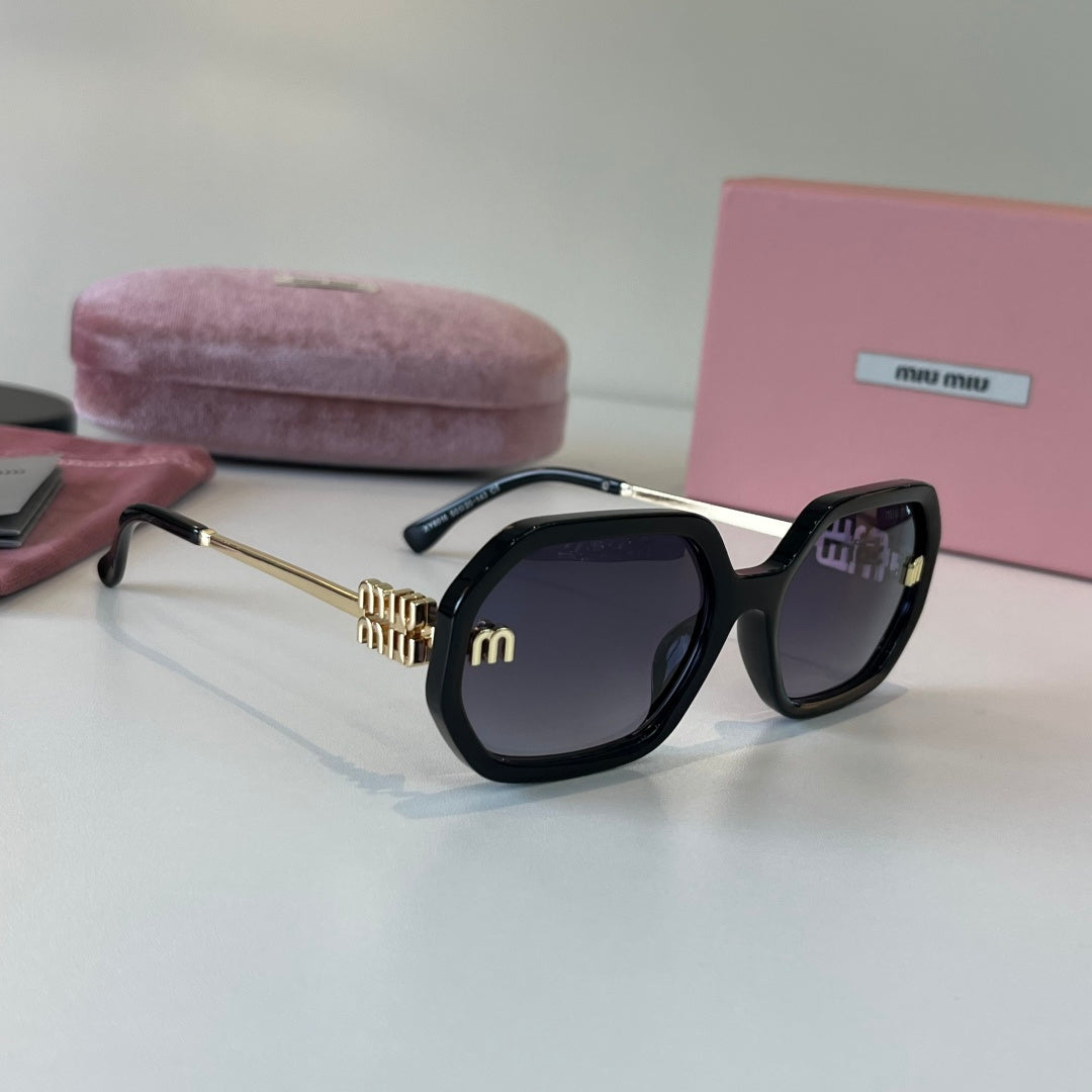Miu Miu Fashion Silver Lens Sunglasses for Men & Women - 416173