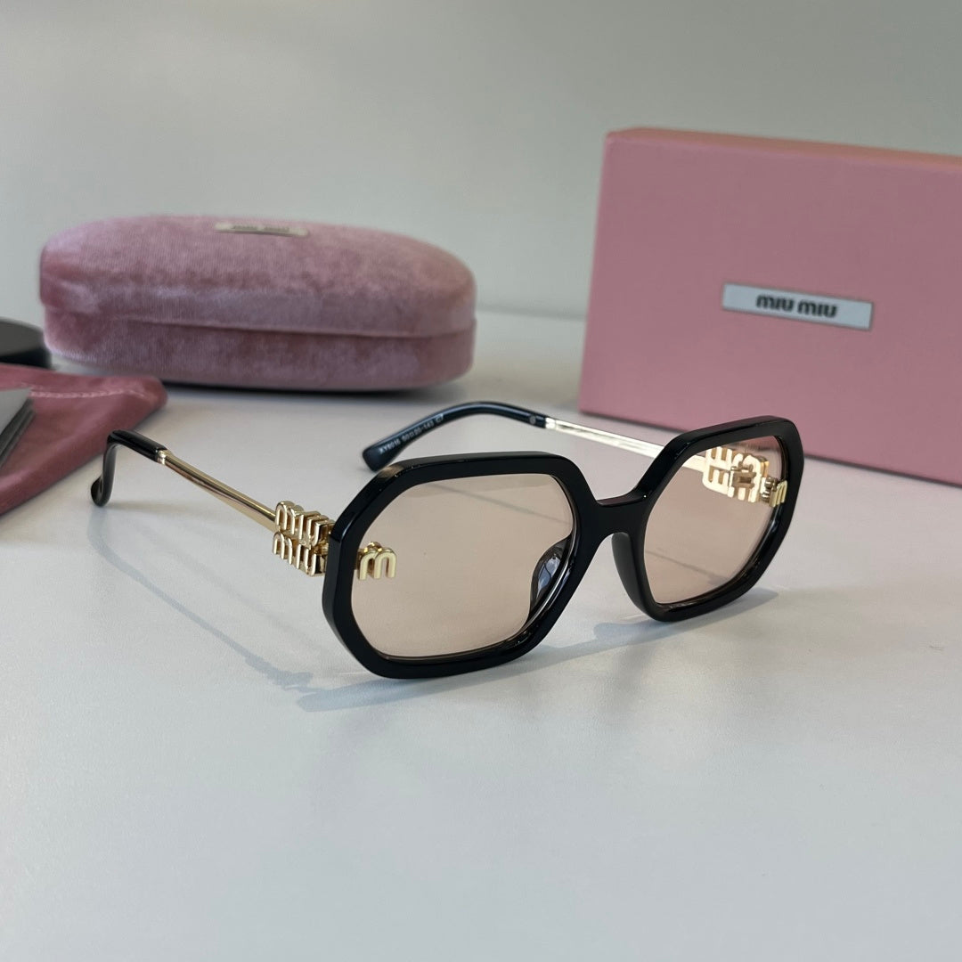 Miu Miu Fashion Silver Lens Sunglasses for Men & Women - 416177