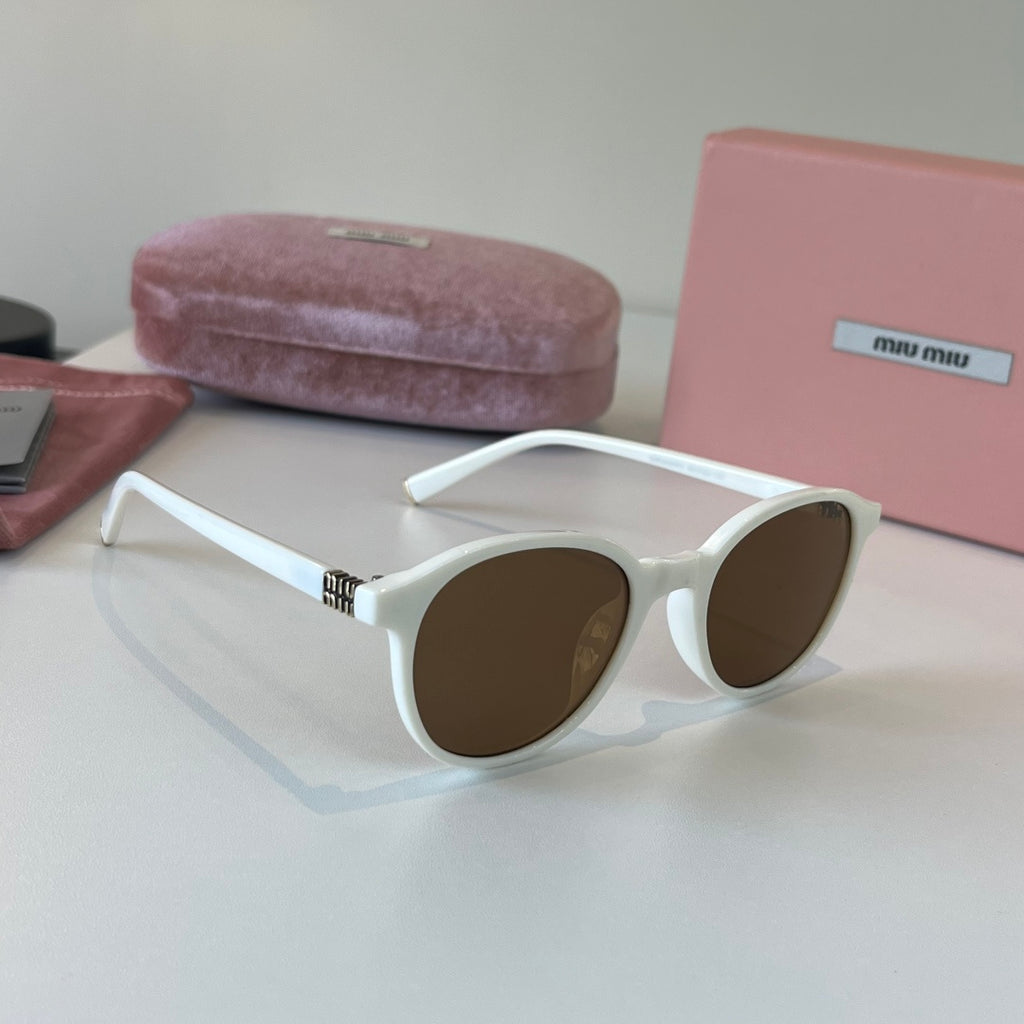 Miu Miu Fashion Silver Lens Sunglasses for Men & Women - 416178
