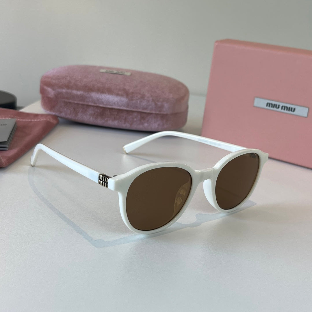 Miu Miu Fashion Silver Lens Sunglasses for Men & Women - 449803