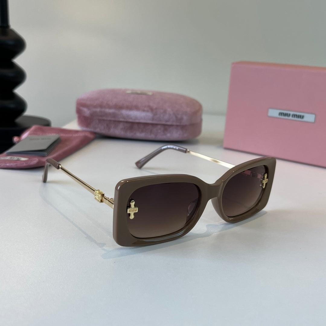 Miu Miu Fashion Brown Lens Sunglasses for Men & Women - 383013