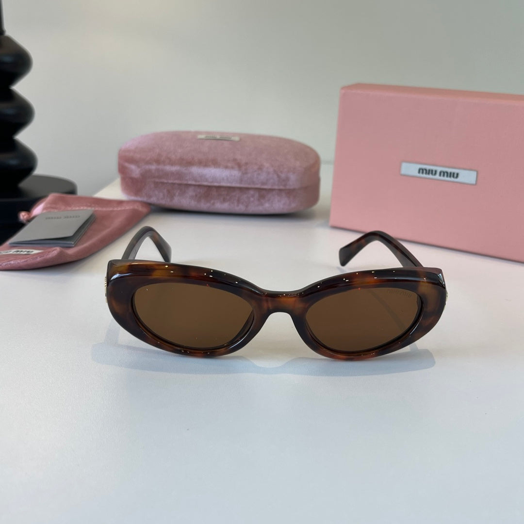 Miu Miu Cat-Eye Black Lens Sunglasses for Men & Women - 383017 - detail image 2