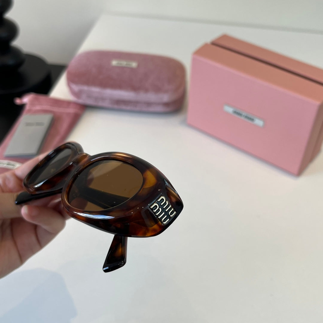 Miu Miu Cat-Eye Black Lens Sunglasses for Men & Women - 383017 - detail image 6