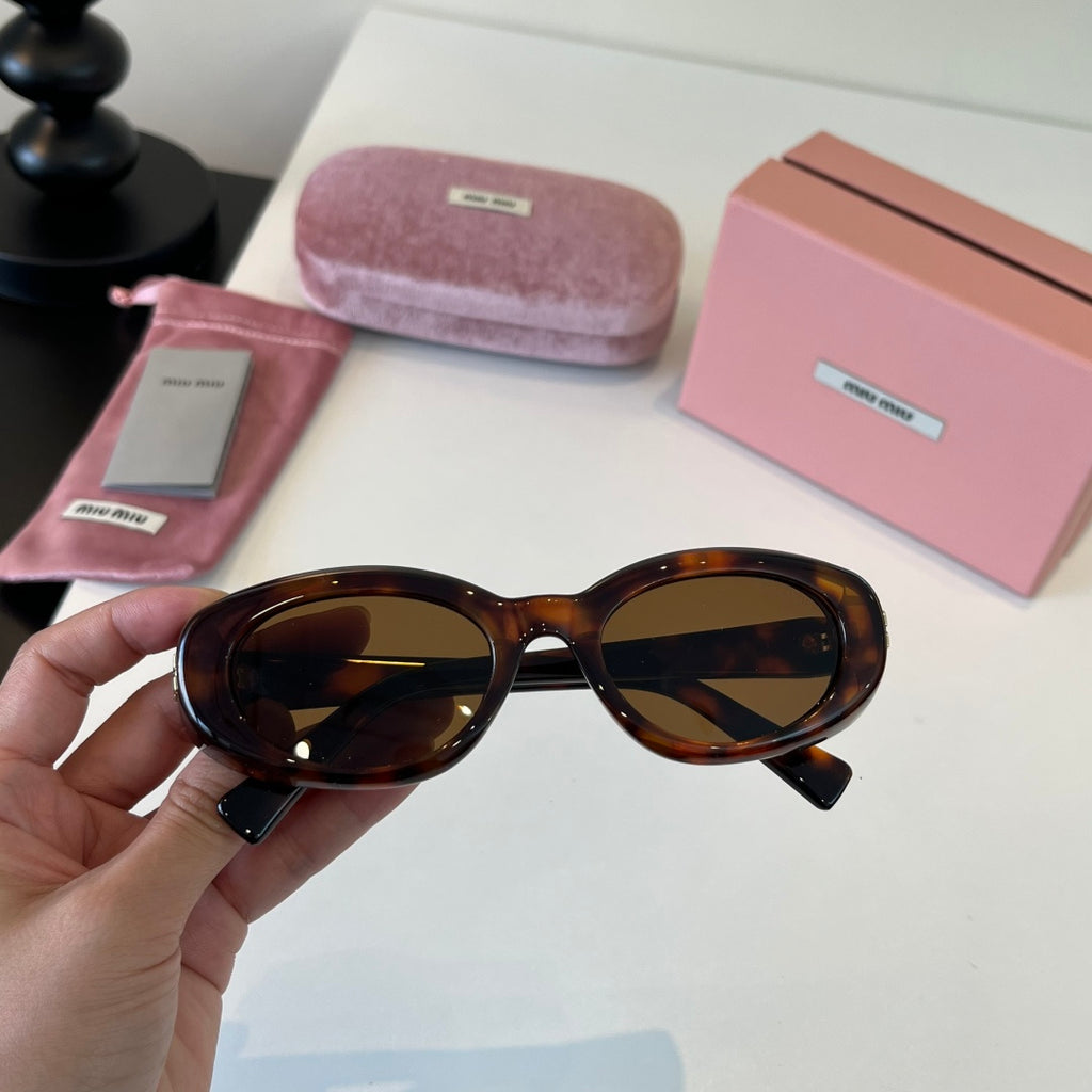 Miu Miu Cat-Eye Black Lens Sunglasses for Men & Women - 383017 - detail image 5