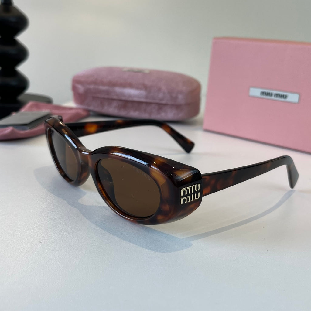 Miu Miu Cat-Eye Black Lens Sunglasses for Men & Women - 383017 - detail image 3