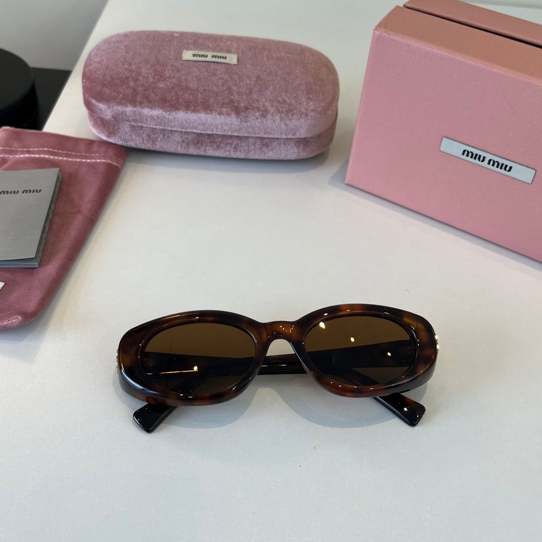 Miu Miu Cat-Eye Black Lens Sunglasses for Men & Women - 432718 - detail image 4