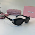 Miu Miu Cat-Eye Silver Lens Sunglasses for Men & Women - 466074