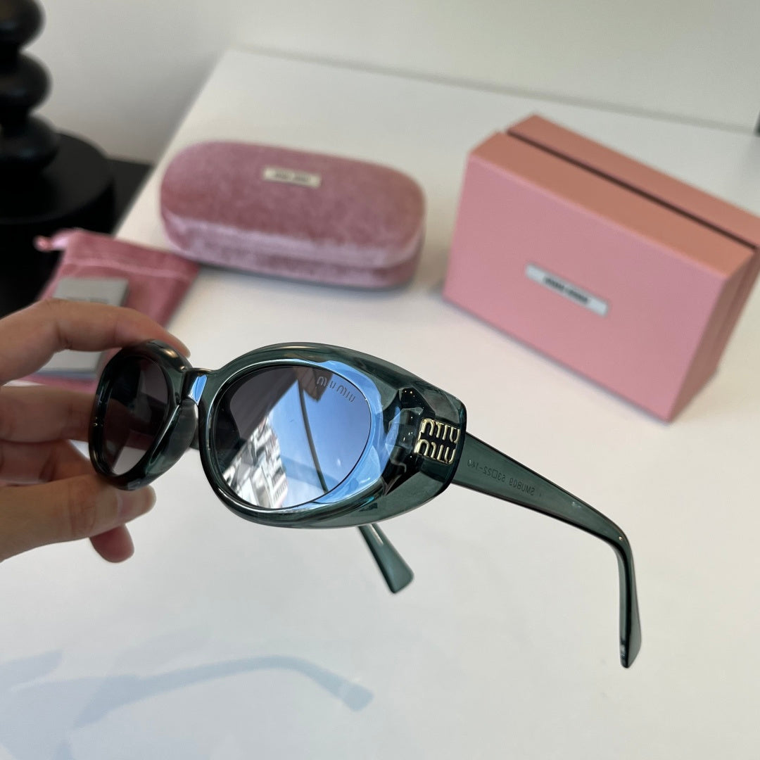 Miu Miu Cat-Eye Black Lens Sunglasses for Men & Women - 449675 - detail image 4