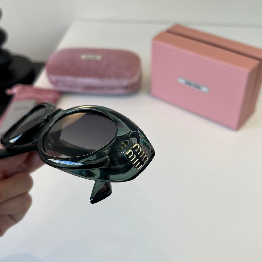 Miu Miu Cat-Eye Black Lens Sunglasses for Men & Women - 449675 - detail image 7