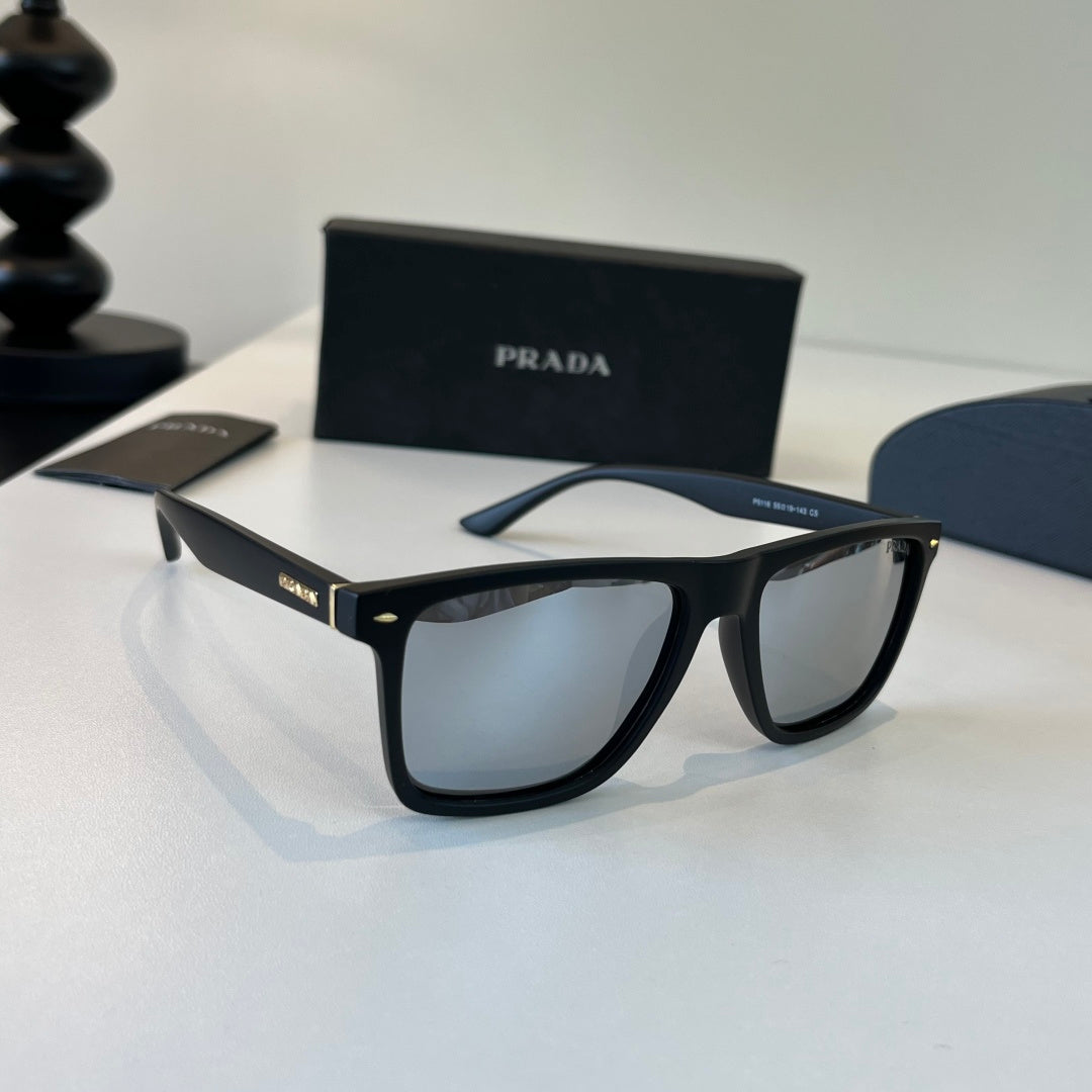 Prada Fashion Silver Lens Sunglasses for Men - 487058