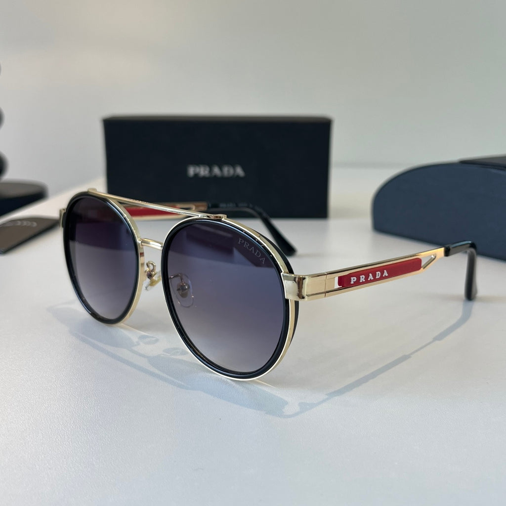 Prada Fashion Silver Lens Sunglasses for Men - 487093 - detail image 3