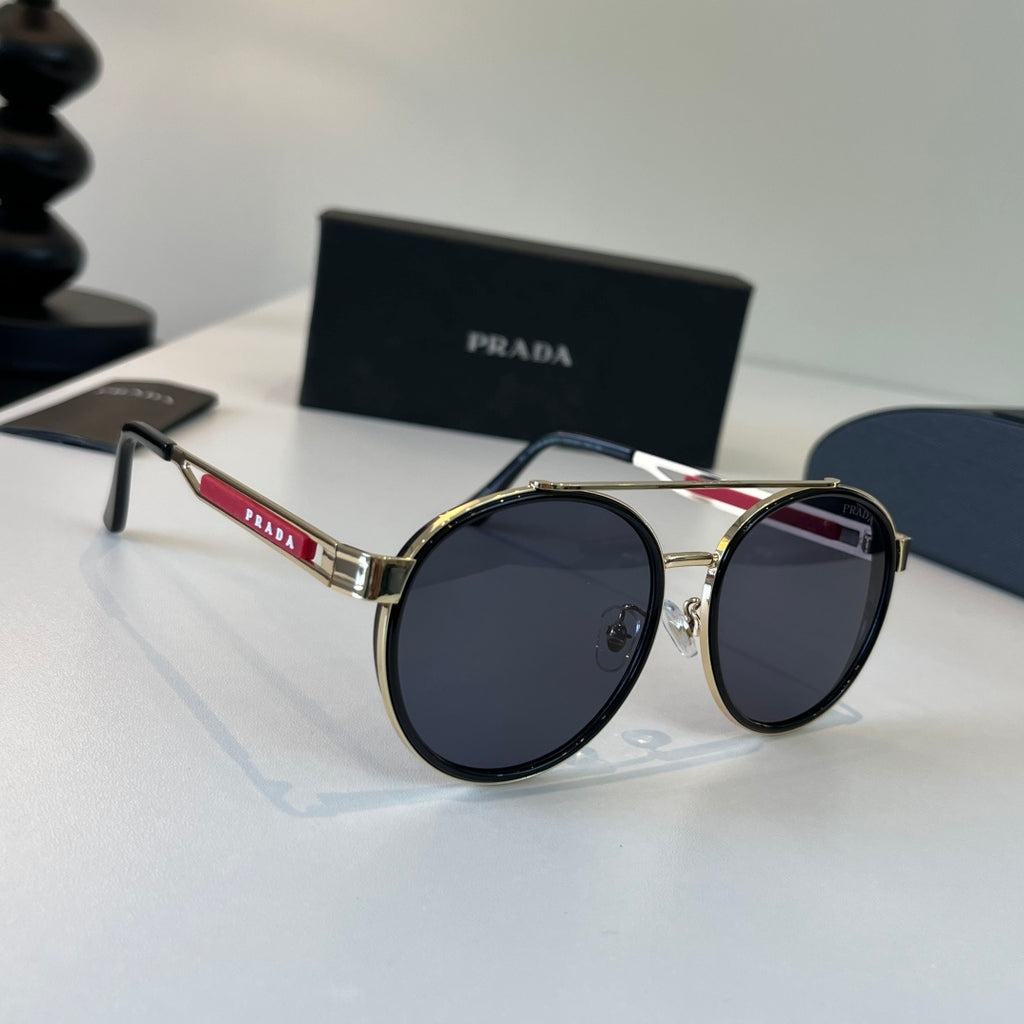 Prada Fashion Black Lens Sunglasses for Men - 432194