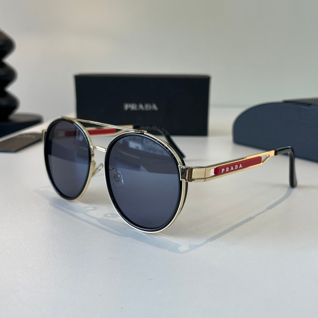 Prada Fashion Black Lens Sunglasses for Men - 432194 - detail image 3