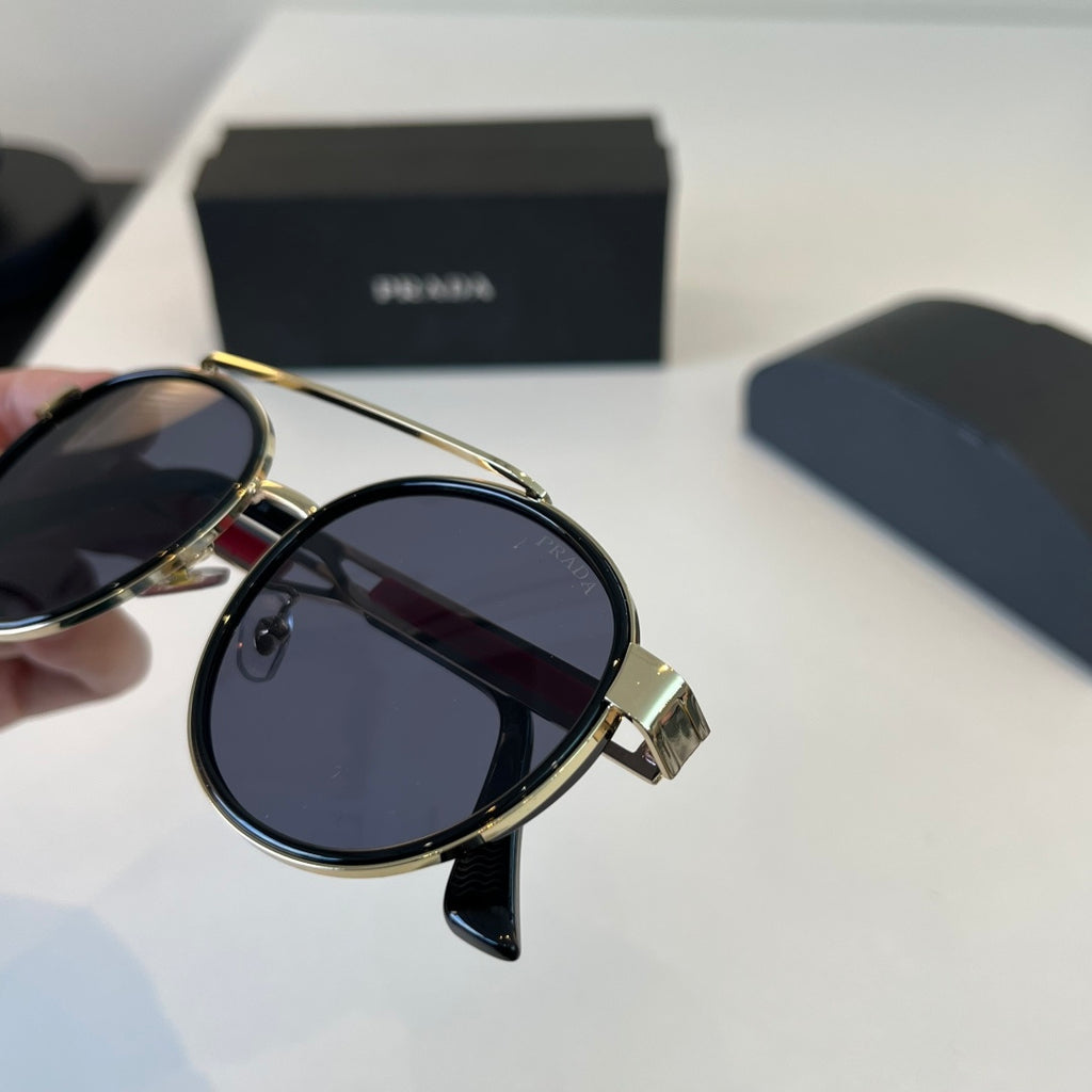 Prada Fashion Black Lens Sunglasses for Men - 432194 - detail image 7
