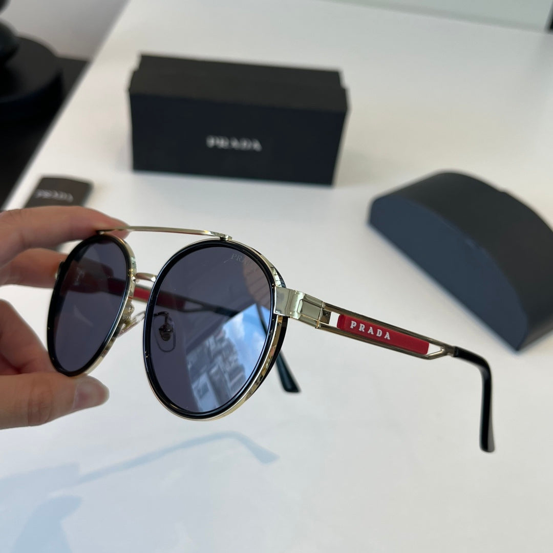 Prada Fashion Black Lens Sunglasses for Men - 432194 - detail image 4