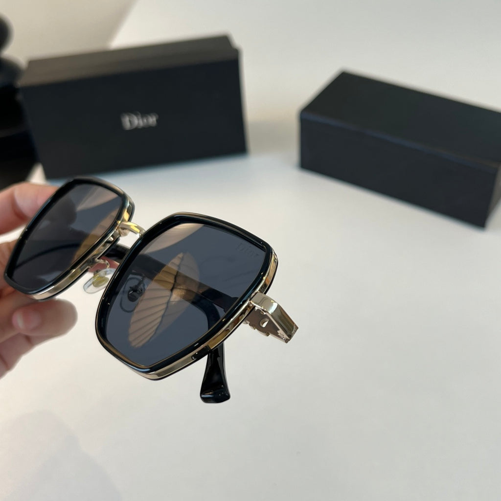 Dior Fashion Black Lens Sunglasses for Men & Women - detail image 6