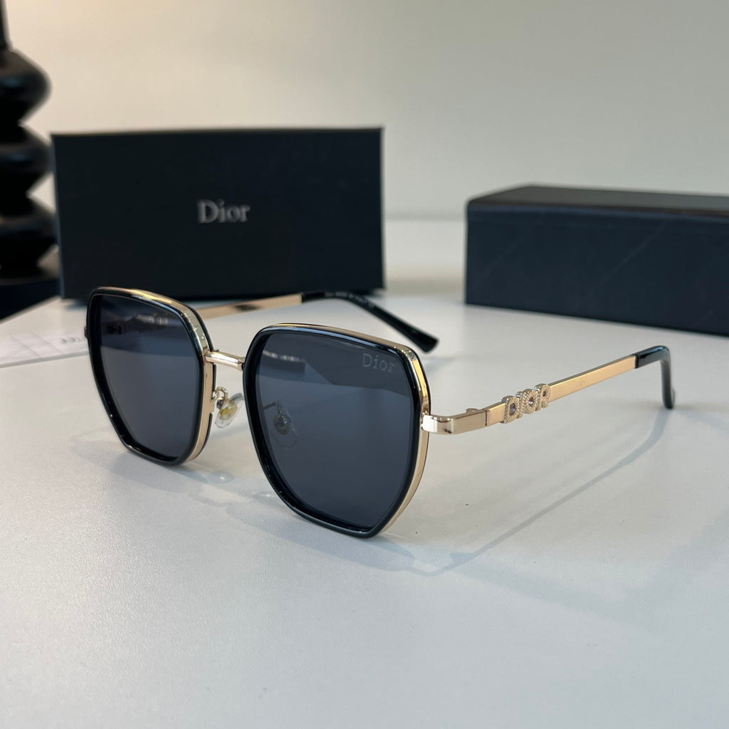 Dior Fashion Black Lens Sunglasses for Men & Women - detail image 3