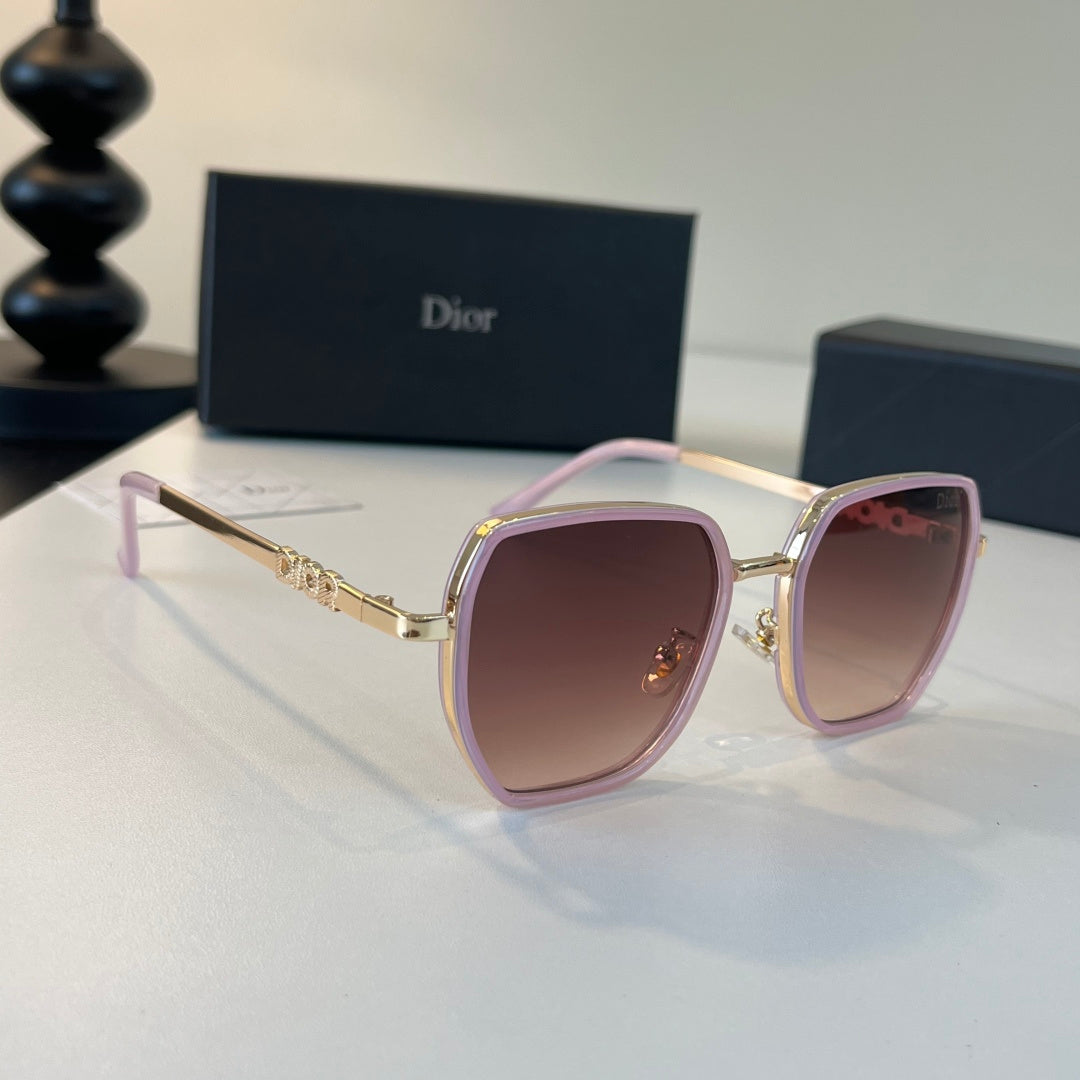 Dior Fashion Red Lens Sunglasses for Men & Women - 398722
