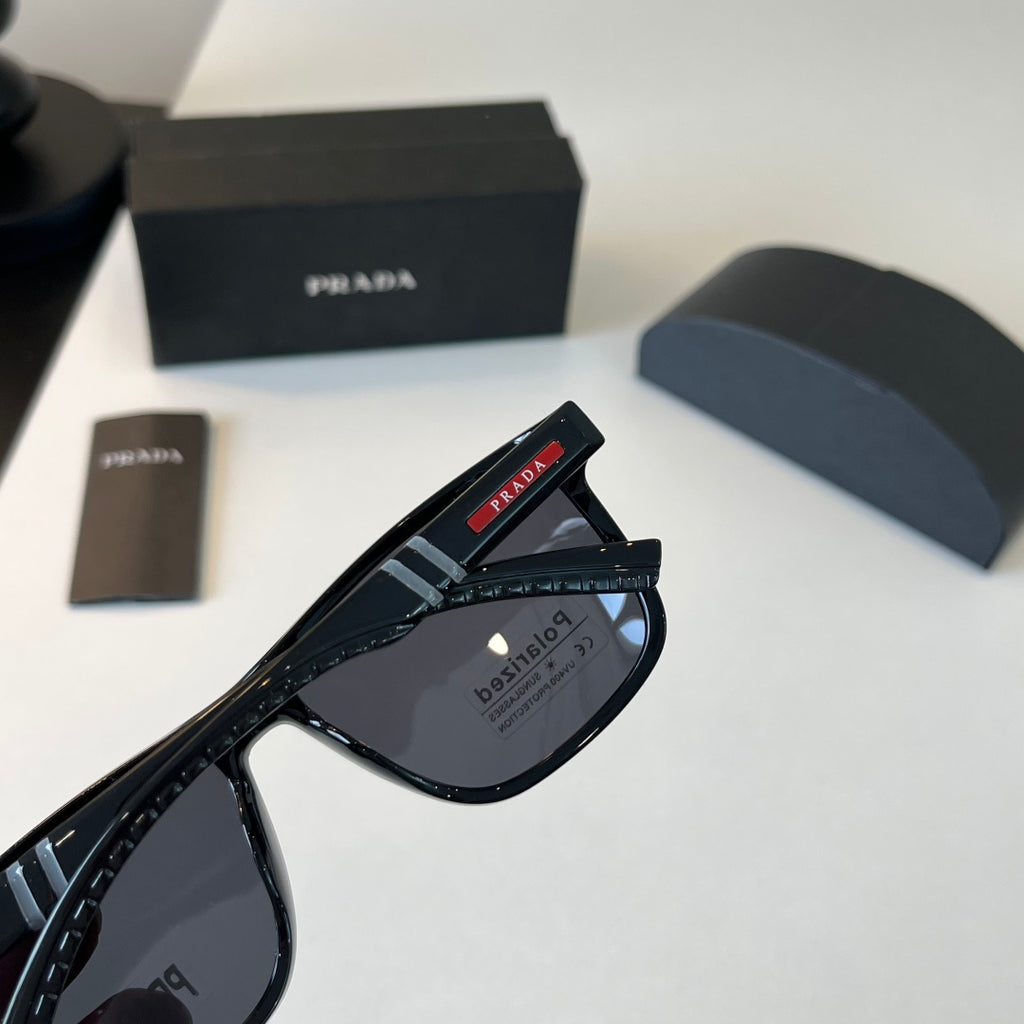 Prada Fashion Black Lens Sunglasses for Men - 432137 - detail image 7