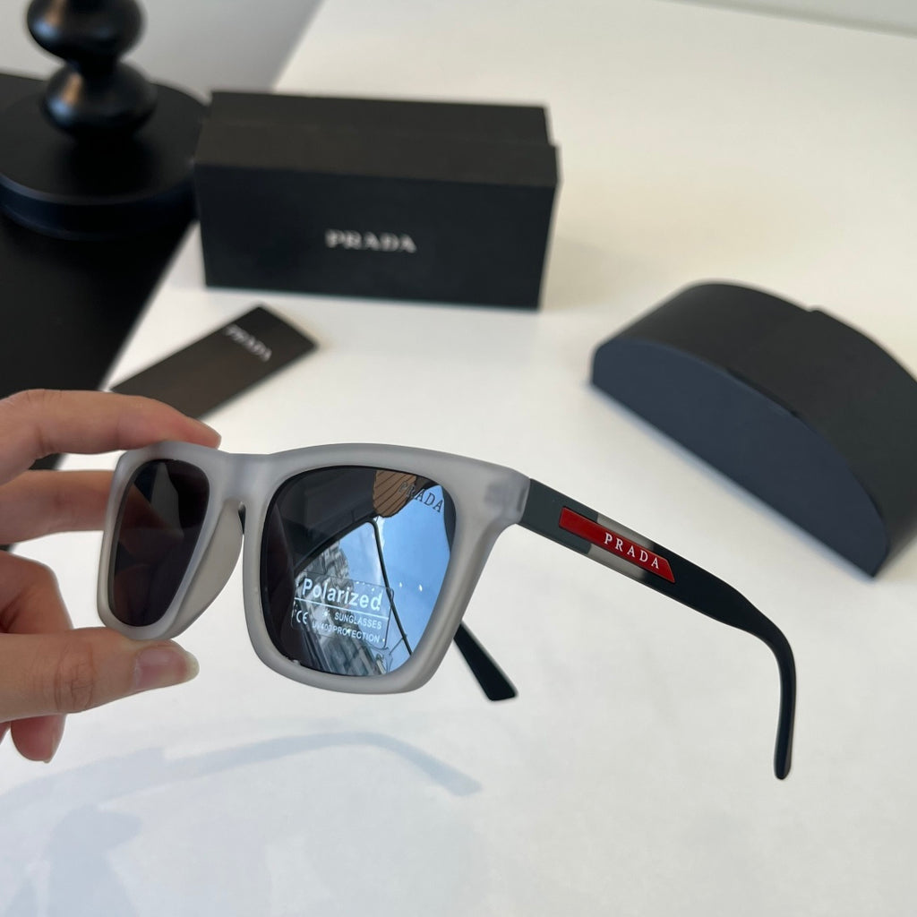 Prada Fashion Gray Lens Sunglasses for Men - 432124 - detail image 4