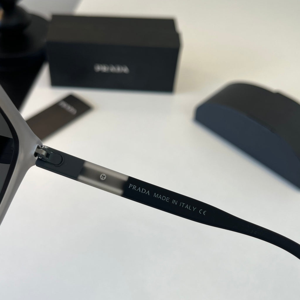 Prada Fashion Gray Lens Sunglasses for Men - detail image 11