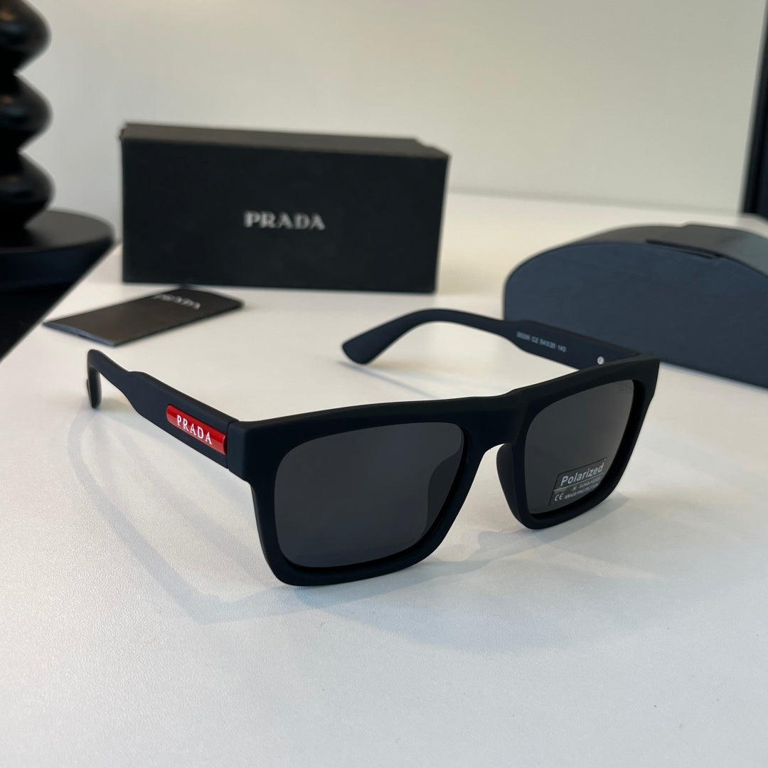 Prada Fashion Black Lens Sunglasses for Men - 432126