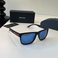 Prada Fashion Blue Lens Sunglasses for Men - 432127