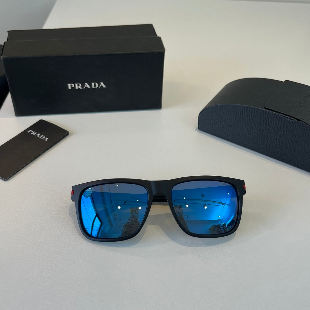 Prada Fashion Blue Lens Sunglasses for Men - 415796 - detail image 5