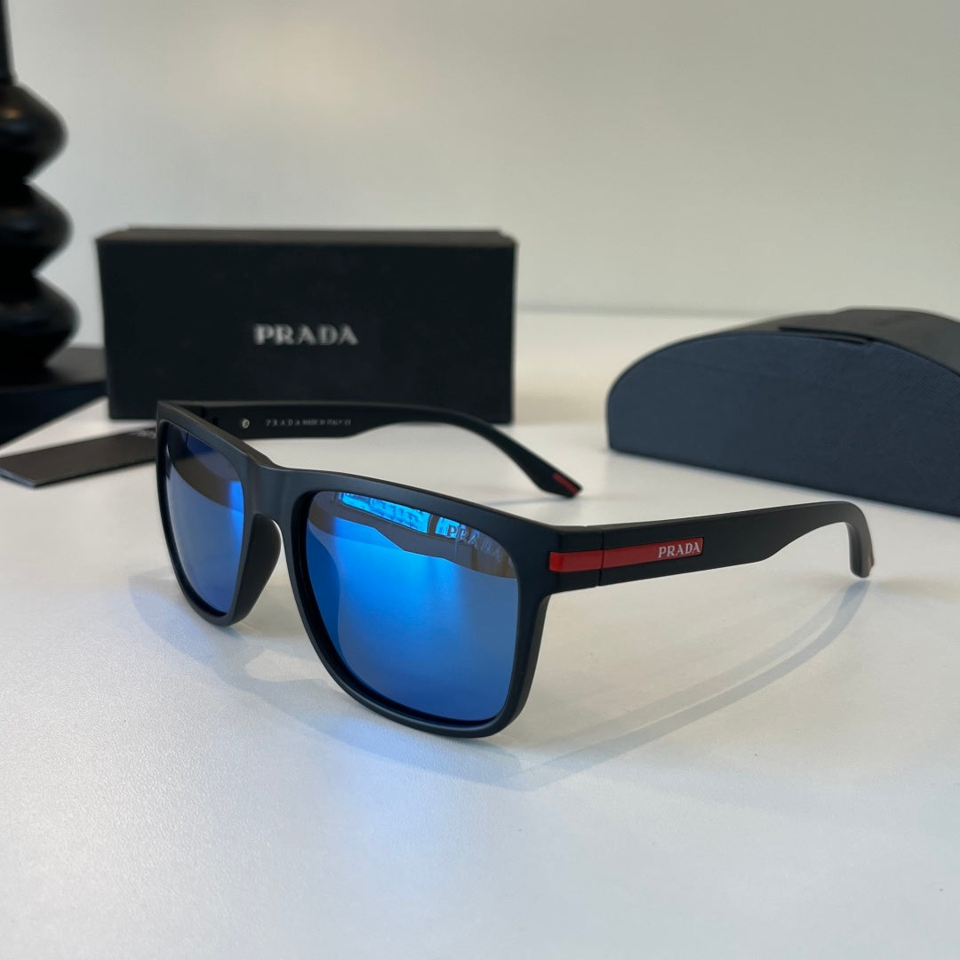 Prada Fashion Blue Lens Sunglasses for Men - 432127 - detail image 3