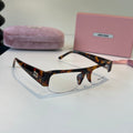 Miu Miu Fashion Silver Lens Sunglasses for Men & Women - 382967