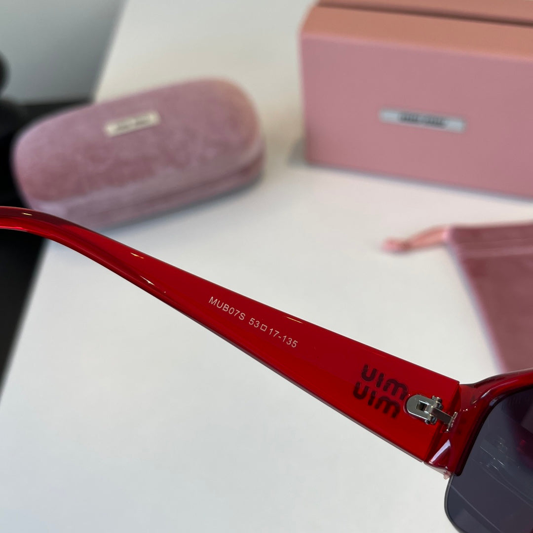 Miu Miu Fashion Red Lens Sunglasses for Men & Women - 466112 - detail image 8