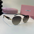 Miu Miu Fashion Silver Lens Sunglasses for Men & Women - 416216