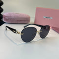 Miu Miu Fashion Silver Lens Sunglasses for Men & Women - 416218