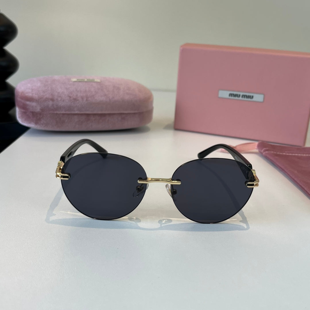 Miu Miu Fashion Silver Lens Sunglasses for Men & Women - 416218 - detail image 2