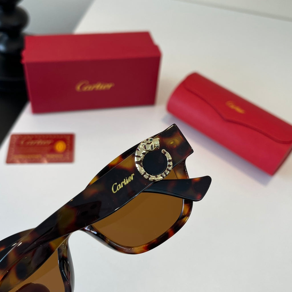 Cartier Fashion Black Lens Sunglasses for Men & Women - 415864 - detail image 6