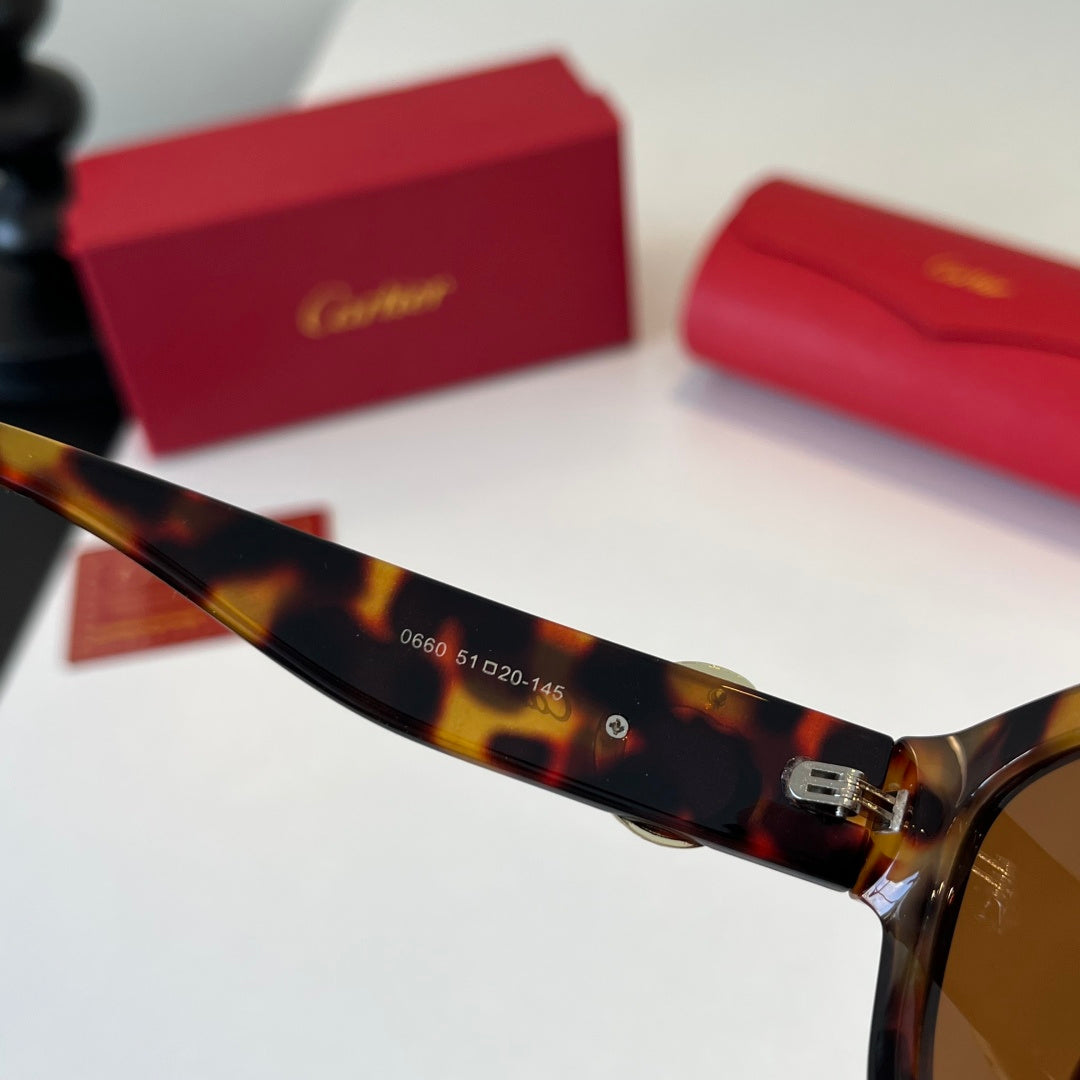 Cartier Fashion Black Lens Sunglasses for Men & Women - 382747 - detail image 8
