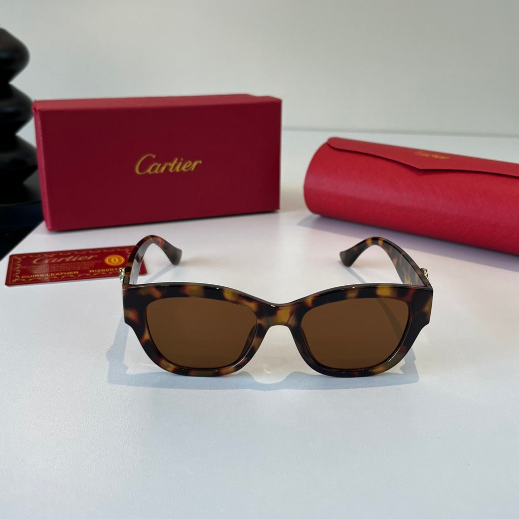 Cartier Fashion Black Lens Sunglasses for Men & Women - 382747 - detail image 2