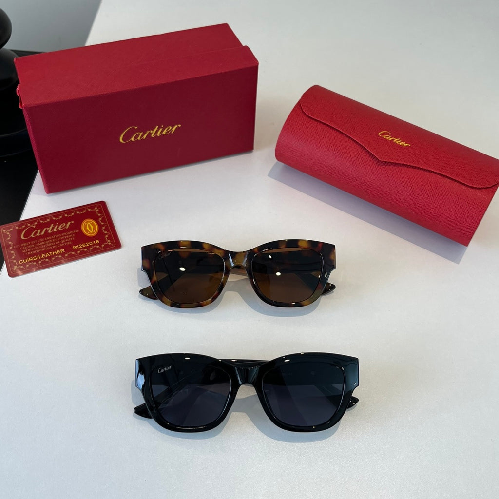 Cartier Fashion Black Lens Sunglasses for Men & Women - 415865 - detail image 4