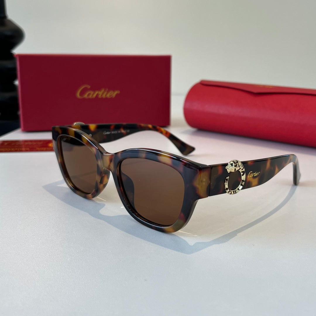 Cartier Fashion Black Lens Sunglasses for Men & Women - 382747 - detail image 3