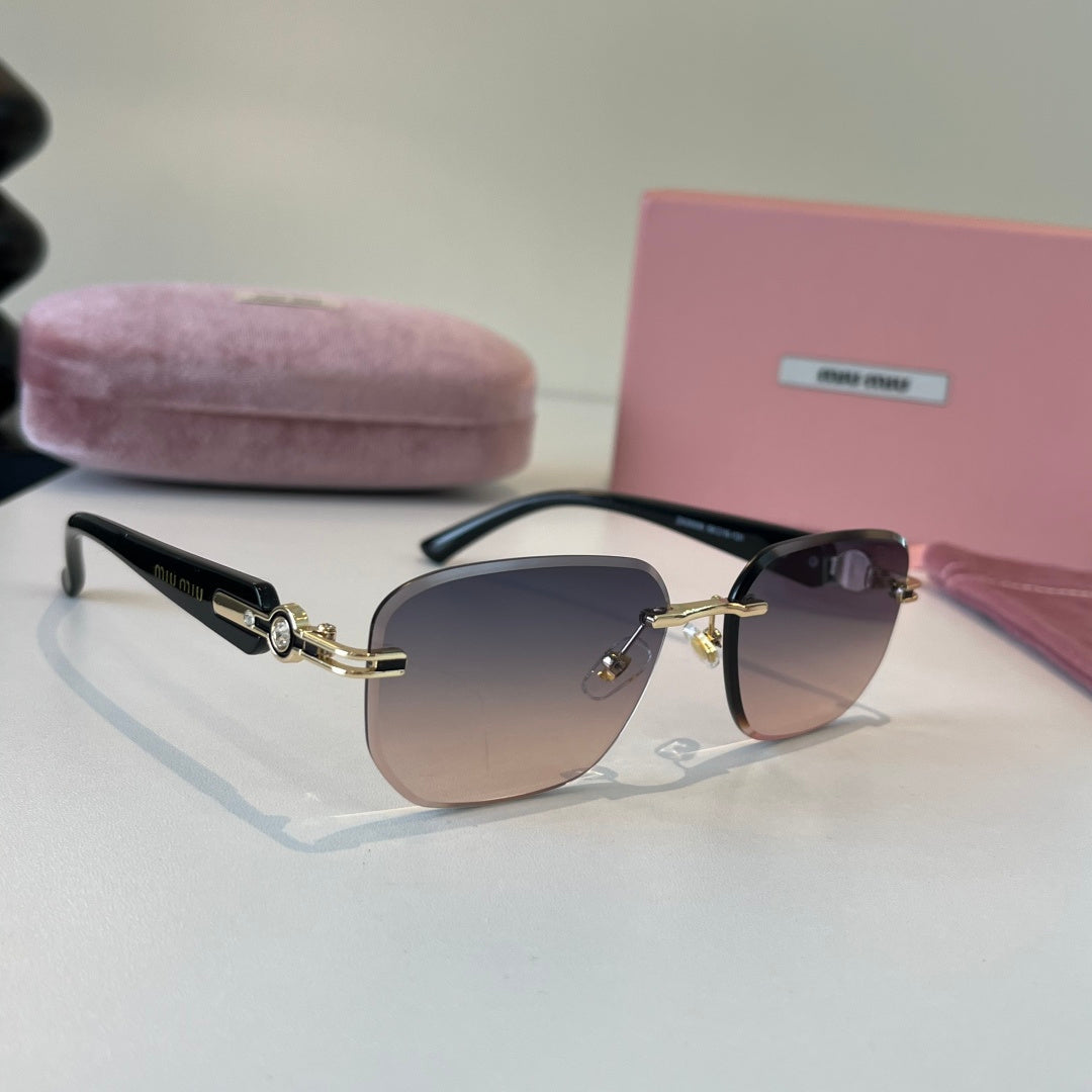Miu Miu Fashion Silver Lens Sunglasses for Men & Women - 487653