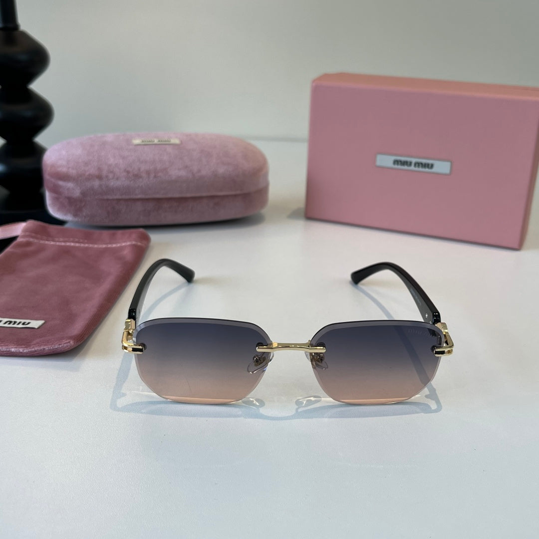 Miu Miu Fashion Silver Lens Sunglasses for Men & Women - 416220 - detail image 2