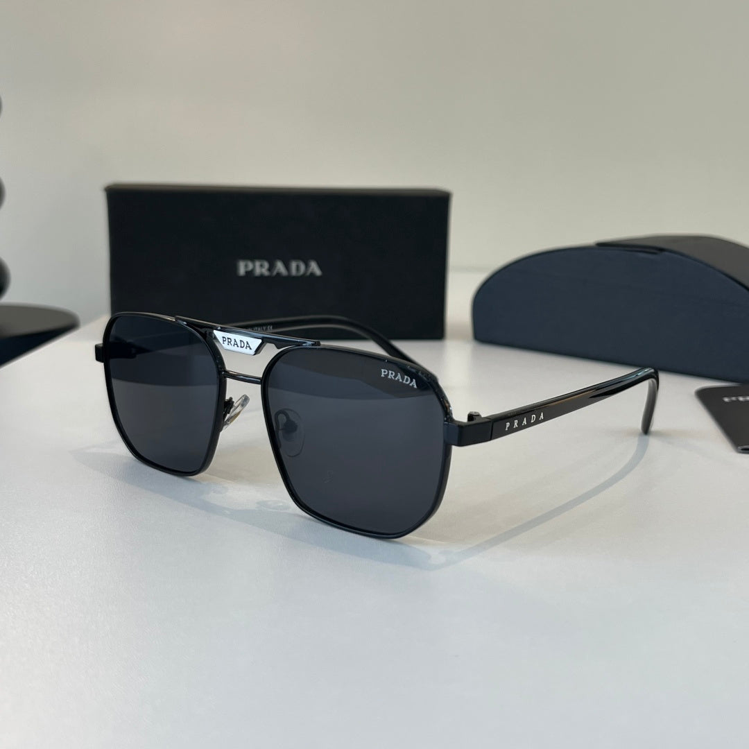 Prada Fashion Black Lens Sunglasses for Men - 358356 - detail image 3