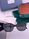 Gucci G77726 Polarized Square Black Lens Sunglasses for Men & Women - 357906