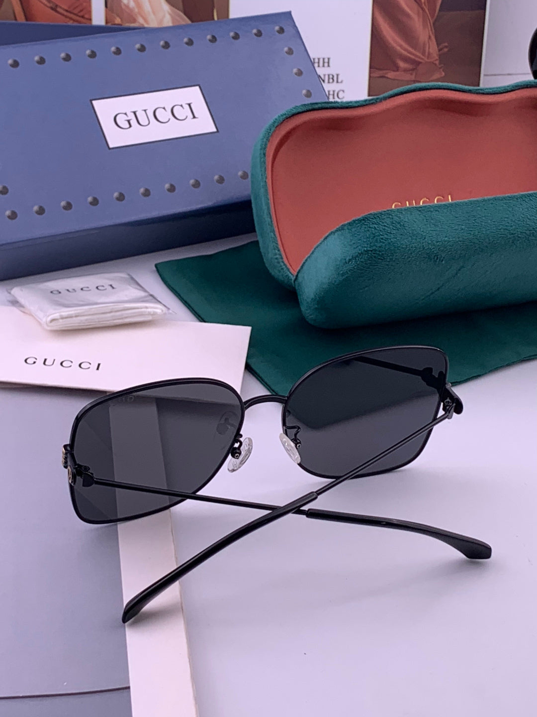Gucci G2330 Polarized Round Brown Lens Sunglasses for Women - 357882 - detail image 6