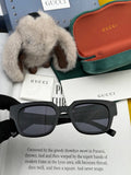 Gucci G1232 Square Black Lens Sunglasses for Men & Women - 357850